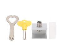Elprico Verrouillage de sécurité des Fenêtres, Bouchon de Fenêtre à Glissière, Matériau en Alliage en Aluminium, Applicable pour les et la Porte Coulissantes