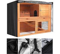 ELR Housse de clapier à lapin, 1,2 m, housse anti-poussière imperméable en tissu Oxford 210D, accessoire pour cage à volaille