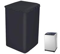 ELR Housse de protection pour laveuse/sécheuse à linge domestique étanche à la poussière et portable à chargement par le haut pour la plupart des laveuses/sécheuses S : 51 x 52 x 85 cm