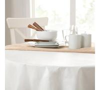 Elrene Home Fashions Deluxe Heavy Duty Table Pad Protector matelassé Flanelle Dos, Blanc, 70 inches Round