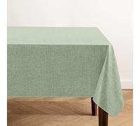 Elrene Home Fashions Monterey Nappe rectangulaire en Vinyle résistante à l'eau et aux Taches avec Revers en Flanelle, 152,4 x 213,4 cm, Sauge