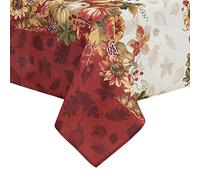 Elrene Home Fashions Nappe en Tissu Motif Feuilles d'automne, 152,4 x 365,8 cm, Multicolore