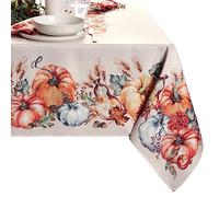Elrene Home Fashions Nappe rectangulaire Motif Citrouille de récolte botanique, 152,4 x 365,8 cm