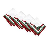 Elrene Home Fashions Villeroy & Boch Toy's Delight Lot de 4 serviettes de table de Noël 43,2 x 43,2 cm