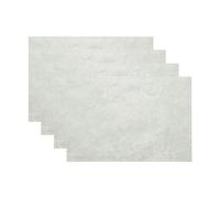 Elrene Poinsettia Elegance Jacquard Collection Table de Vacances, Polyester, Ivoire, 13" x 19" (Placemats)