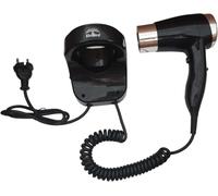 ElriBird Sèche-cheveux Mural pour Hôtel, 1600 Watts, Premium, Noir