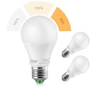 Elrigs 3-installation E27 Ampoule LED A60, 9W(Blanc Chaud-3000K)-9W(Blanc Froid-6000K)-3W(2500K), 220 Volt, Aucun Gradateur Requis, 60W Equivalent, 800/800/260 - Lumen, 2 par Paquet