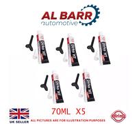 Elring Substance d'étanchéité 006.553 Dirko HT Oxime noire Tube 70 ml avec buse