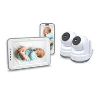 ELRO BC4000-2 Babyphone Royale avec 2 caméras Full HD, Blanc