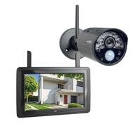 ELRO CZ30RIPS HD Color Night Vision Caméra de Surveillance Kit sans Fil - avec écran 7'' et application