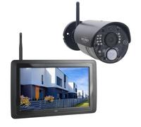 ELRO CZ40RIPS Kit de caméra de Surveillance sans Fil Full HD 1080p avec écran 7" et Application