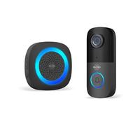 Elro DV2000IP Sonnette Vidéo IP Wi-FI - avec Unité Intérieure - 1080P Full HD - Enregistrement Lors d’Une Sonnette ou d’Un Mouvement - Étanchéité IP55