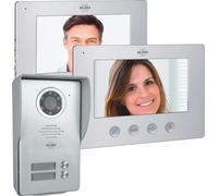 ELRO DV4000-2 Interphone Vidéo │ 2 Appartements │ caméra Full HD 1080P avec Vision Nocturne │ câble 4 Fils │ 16 sonneries