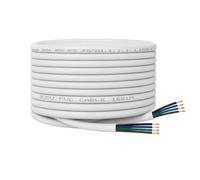 Elro DVW20 Câble d’Interphone 4 Fils 20 Mètres - Connecteurs Inclus - Compatible DV700 & Série DV4000