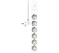 ELRO ES303 Multiprise 3 Prises avec câble de 1,5 m et Interrupteur - 3 Prises + USB + USB-C - Sécurité Enfant - Fiche Schuko - Maximum 3680 W - Certifié TÜV