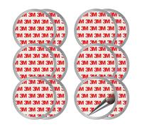 ELRO FM7000 - Kit de Montage de l'aimant du détecteur de fumée - 6 pièces