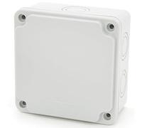 ELS Elektrotechnika Boîte de jonction en plastique ABS étanche IP65 - Boîtier en plastique - 110 x 110 x 58 mm
