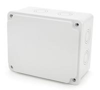 ELS Elektrotechnika Boîte de jonction en plastique ABS étanche IP65 - Boîtier en plastique - 160 x 130 x 85 mm