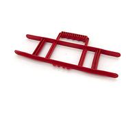 ELS Elektrotechnika Organisateur de câbles pour rallonge, câble d'alimentation, guirlande lumineuse, jardin, DJ, atelier, enrouleur de câble (rouge)