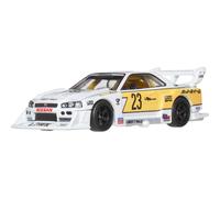 els Premium Car Culture Collectible Toy Car 1:64 Scale Die-Cast LB-ER34 Super Silhouette Nissan Skyline Silhouettes Vhicule avec des pneus rels