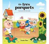 Els tres porquets. Conte amb mecanismes: Il·lustracions de Marta Biel