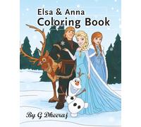 Elsa & Anna Coloring Book