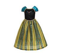 ELSA & ANNA® Déguisement de princesse pour filles ES-FBA-ANNA1 (7-8 ans, ES-ANNA1)