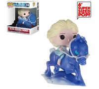 Funko Figurine Pop! Elsa avec grand cheval (Nokk) Frozen II 16 cm n°74 Disney