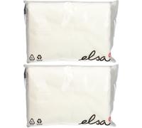 ELSA Taie d'oreiller 50 x 70 cm velours Écru Oreiller 2x1 pc(s)