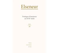 Elseneur, No38/2023 - Pratiques D'amateurs Au Xviie Siecle