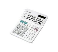 Elsi Mate EL-310WB - Calculatrice de bureau - 8 chiffres - panneau solaire, pile - blanc