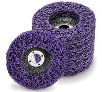 Elsjoy Lot de 6 disques à dénuder pour meuleuse d'angle, 10,2 cm x 1,6 cm, roue de décapage de rouille, disque de décapage, disque de décapage de peinture, nettoie et élimine le tartre et l'oxydation