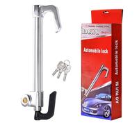 Elsjoy Verrou de volant à frein avec clés, dispositif de verrouillage de voiture antivol universel pour véhicule, verrouillage de pédale de frein pour voiture, camion, SUV, van