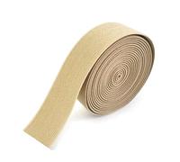 ELSKBRUN 5 mètres 10-50mm Bandes élastiques pour Pantalon Taille élastique Sangle Extensible Bricolage vêtements Accessoires de Couture, Kaki, 50mm