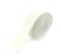 ELSKBRUN 5 mètres 10-50mm Bandes élastiques pour Pantalon Taille élastique Sangle Extensible Bricolage vêtements Accessoires de Couture, Beige, 25mm
