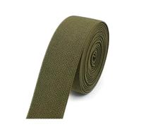 ELSKBRUN 5 mètres 10-50mm Bandes élastiques pour Pantalon Taille élastique Sangle Extensible Bricolage vêtements Accessoires de Couture, armée Verte, 30mm
