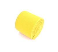ELSKBRUN Bande élastique épaisse de Couleur de 5 mètres et 4cm de Large, pour Bricolage de sous-vêtements, Accessoires de Couture, Jaune, 40mm