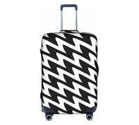 ELSMZXZD Housse de protection 3D motif pied-de-poule noire, élastique, imperméable et résistante aux rayures, pour chariot de 45,7 à 81,3 cm, 3D, S, Organiseur de sac