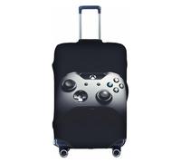ELSMZXZD Housse de protection élastique imperméable et résistante aux rayures, motif manette de jeu 3D, pour valise de 45,7 à 81,3 cm, 3D, L, Organiseur de sac