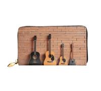 ELSMZXZD Portefeuille en cuir synthétique avec fermeture éclair pour cartes et téléphone portable - Pour homme et femme - Pour tous les jours, les voyages, le travail et les affaires, 3D, Taille