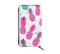 ELSMZXZD Portefeuille en cuir synthétique avec longue fermeture éclair et porte-cartes pour homme et femme - Portefeuille en cuir synthétique pour tous les jours, les voyages, le travail et les