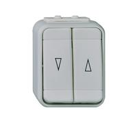 Elso AquaTop 442809 10 A Interrupteur de store AquaTop Gris clair/basalte