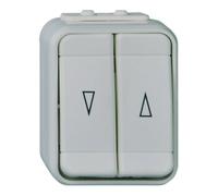 Elso AquaTop 442809 10 A Interrupteur de store AquaTop Gris clair/basalte
