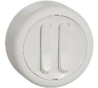 ELSO WDE015826 Interrupteur à double changement ELSO RENOVA blanc 16A 1 pc(s)