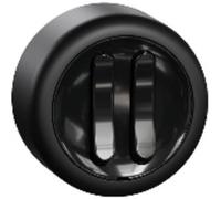 ELSO WDE015926 Interrupteur à double changement ELSO RENOVA noir 16A 1 pc(s)