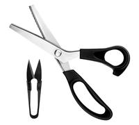 Elsrantor ciseaux de couture, ciseaux couture professionnel, ciseau, tissu, pour tissus avec manche ergonomique,cranteur pour cuir, papier