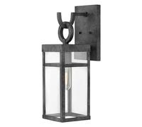 Elstead Hinkley Porter Applique murale d'extérieur en zinc vieilli IP44