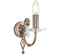 Elstead Lighting Aegean applique murale 1x60 W laiton AG1-AGED-BRASS