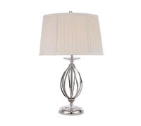 Elstead Lighting Aegean Lampe de table, E27, AG-TL-POL-NICKEL,