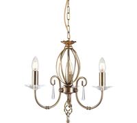 Elstead Lighting Aegean lampe suspendue 3x60 W laiton AG3-AGED-BRASS